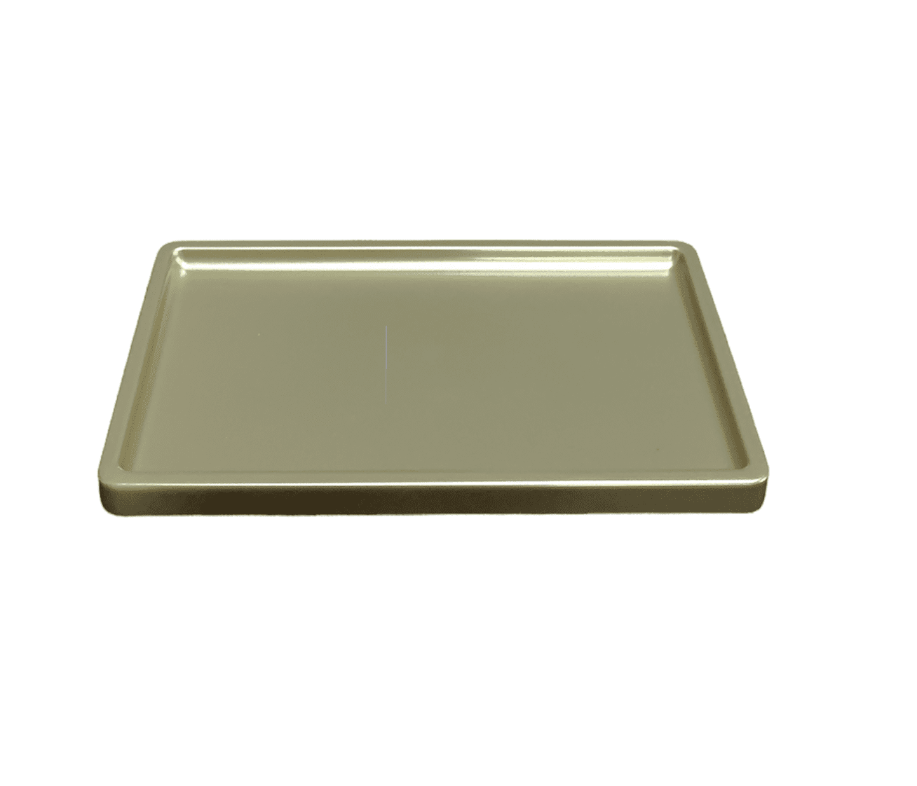 Bandeja mosaico retangular Dourado ref 538420-30x18x2cm