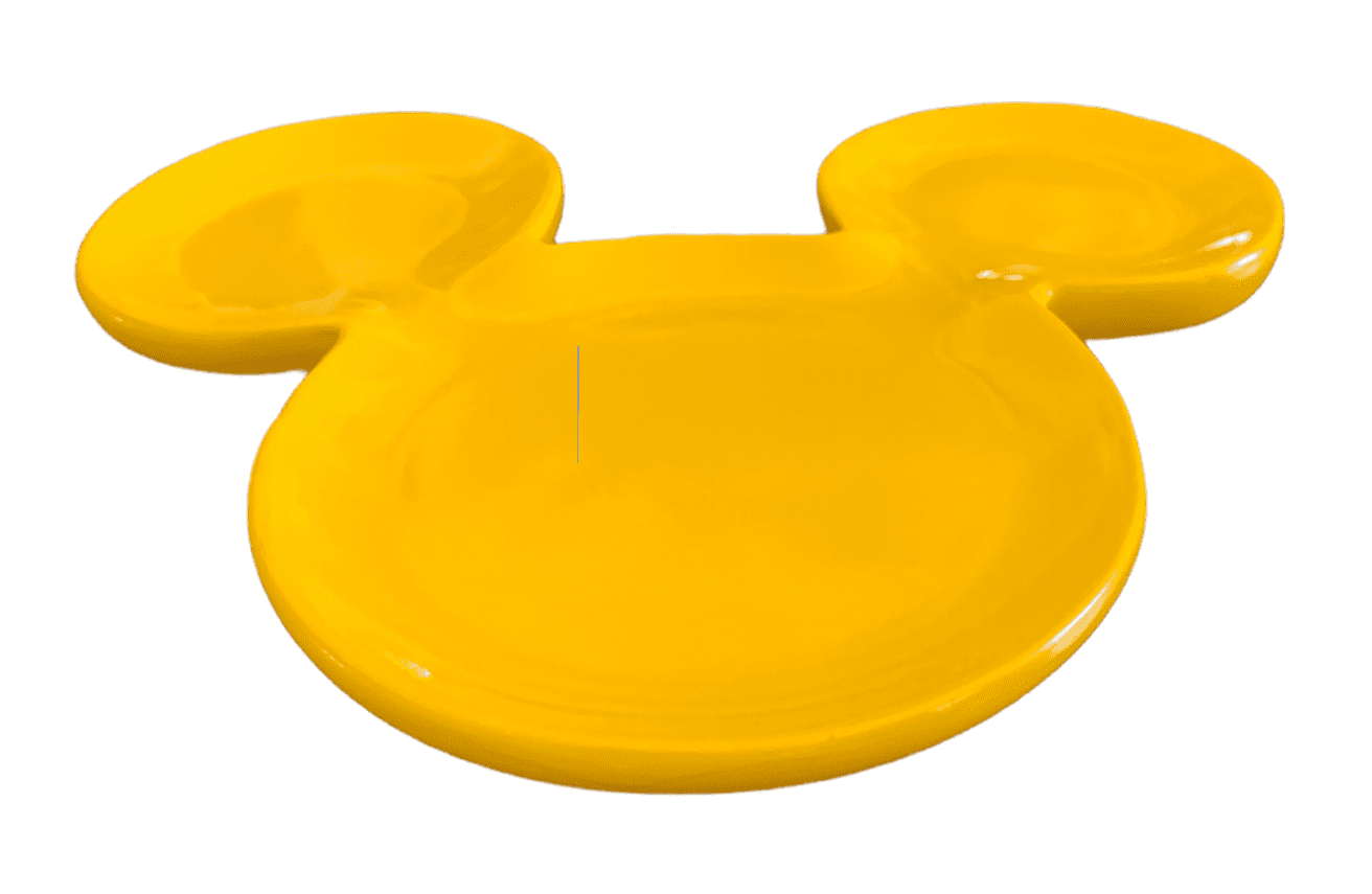 Bandeja Cabeça mickey Amarela ref.203AMR-18x21,5x10
